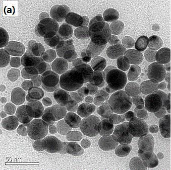 Method for preparing nano silver/polystyrene composite material by microemulsion polymerization