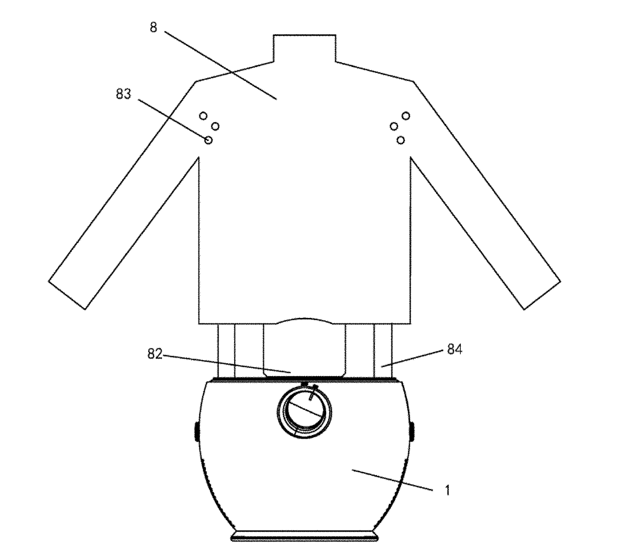 Portable clothes dryer and clothes drying method thereof