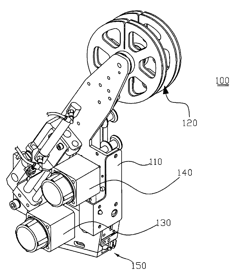 Bright clip feed device in embroidery machine
