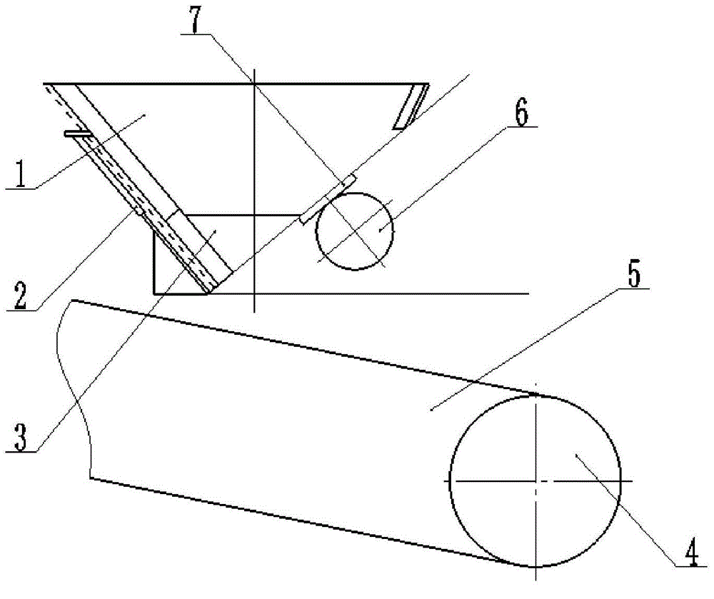 Sand unloading device