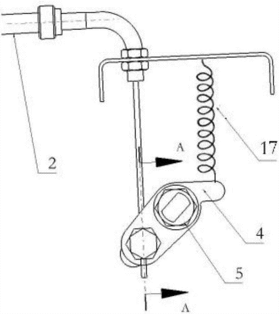 Control mechanism for controlling opening degree of choke valve of engine