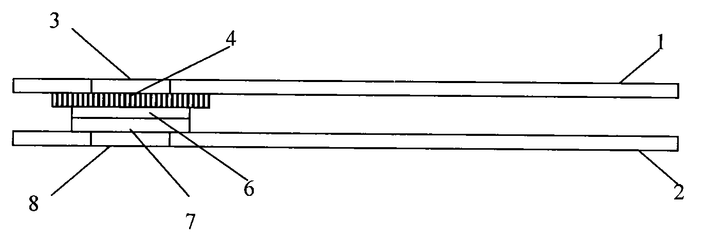 Homocysteine dry chemical detection strip and preparation method thereof