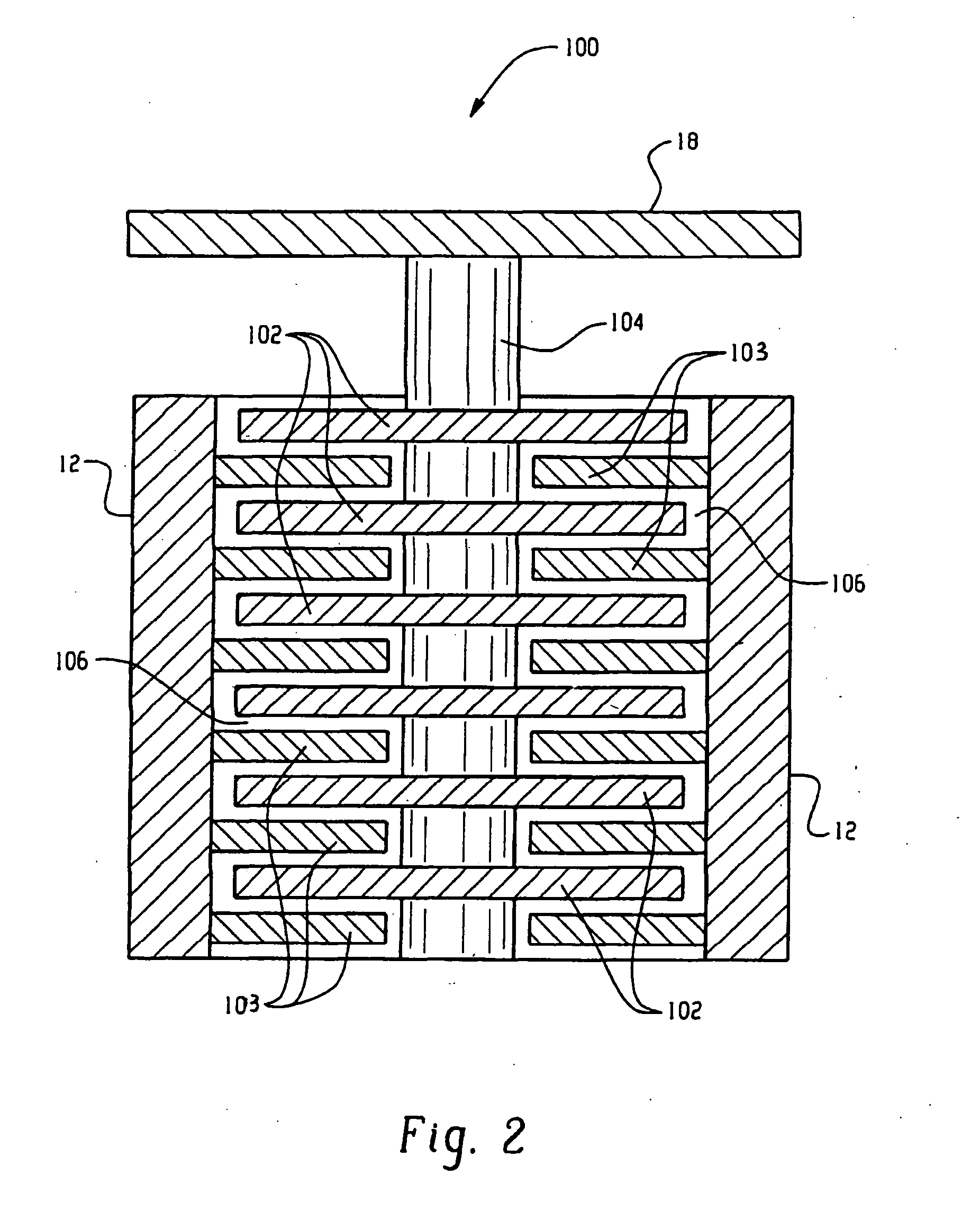 Impact energy absorber and process