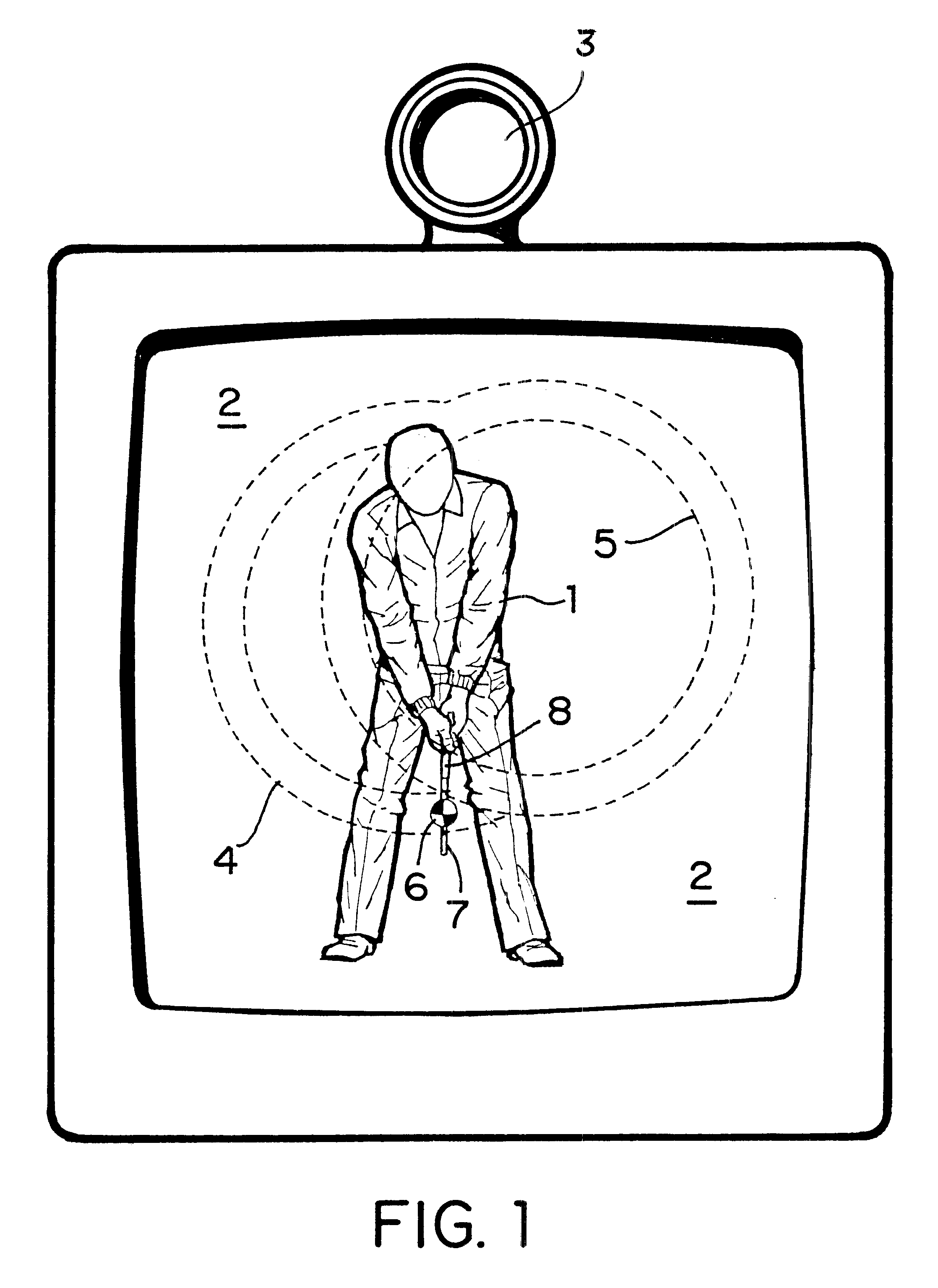 Interactive method and apparatus for tracking and analyzing a golf swing