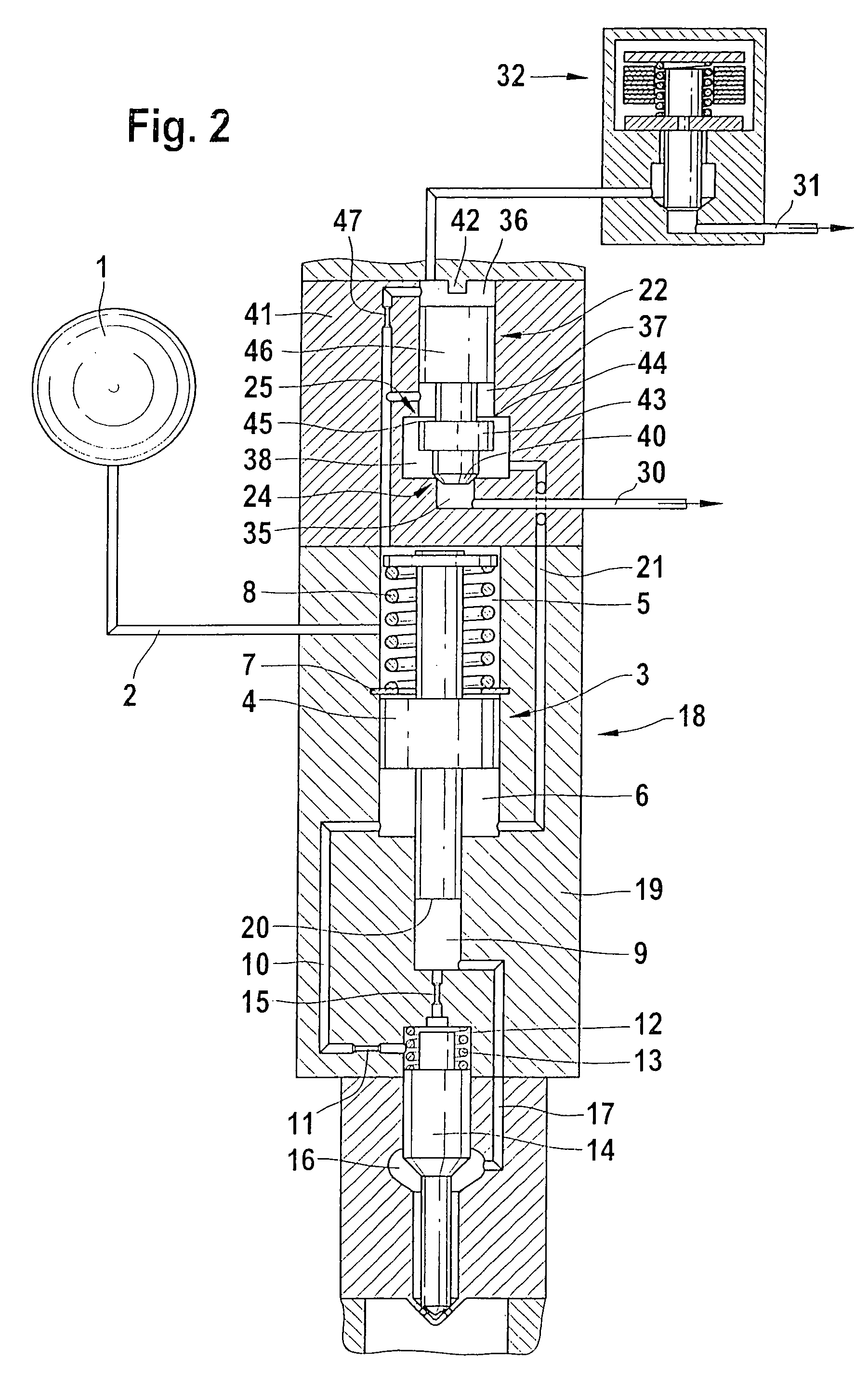 Fuel injector provided with a servo leakage free valve