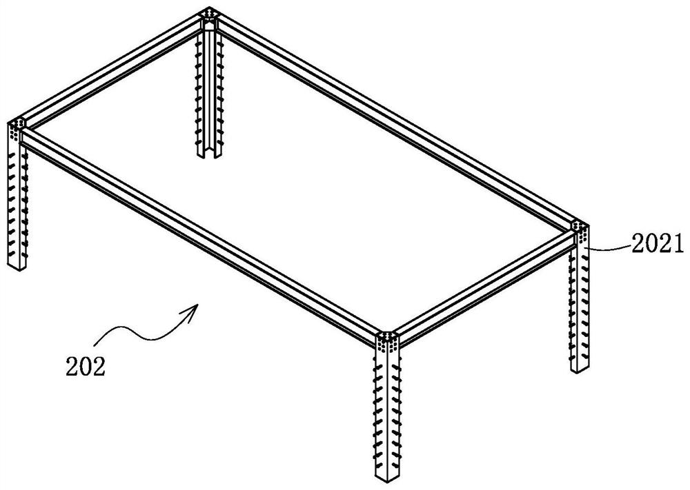 Structural system of steel structure modular building