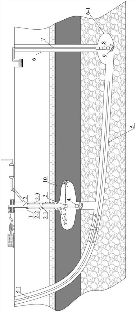 A fluidized coal mining method for surface drilling without roadway