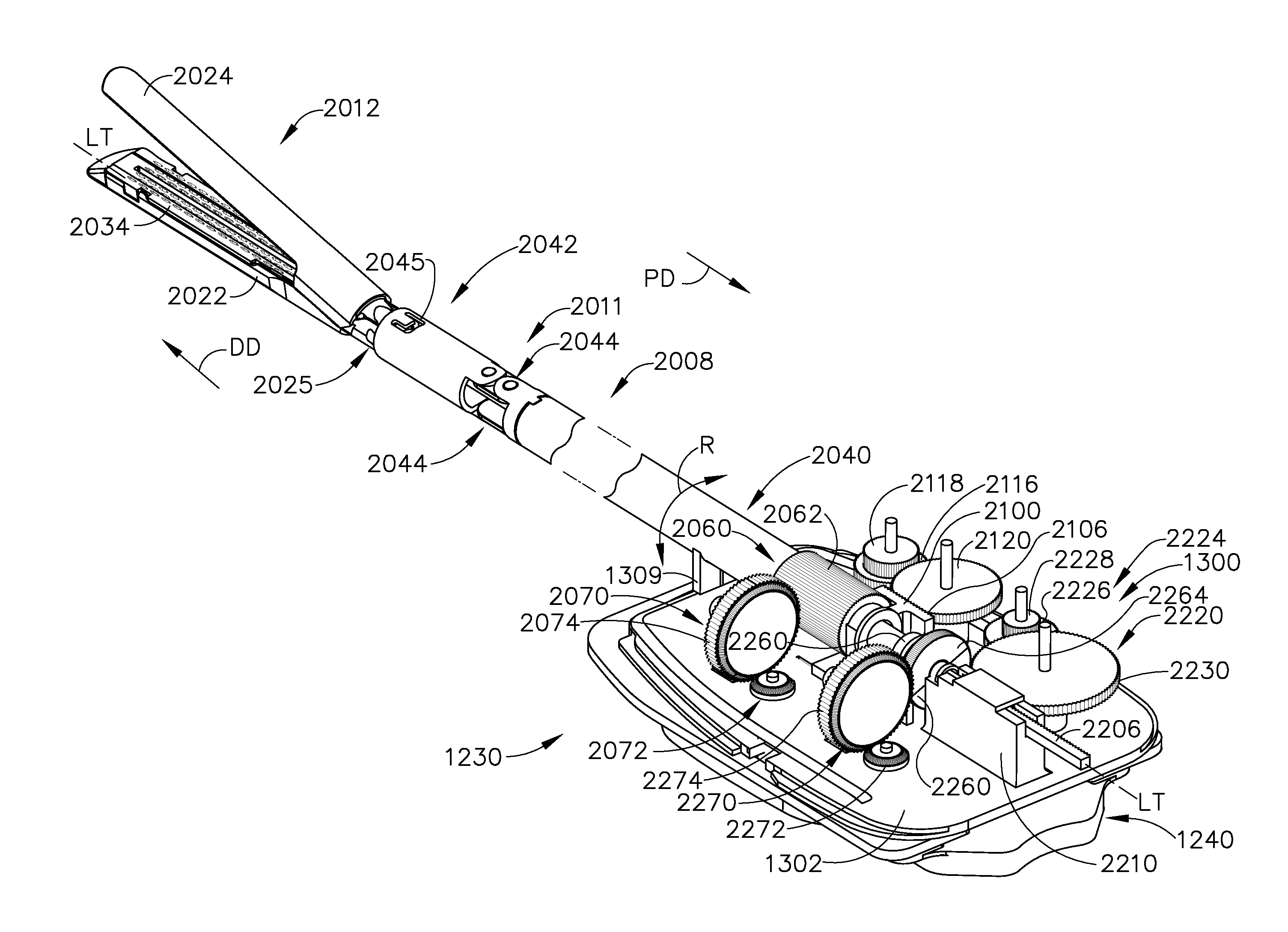 Shiftable drive interface for robotically-controlled surgical tool