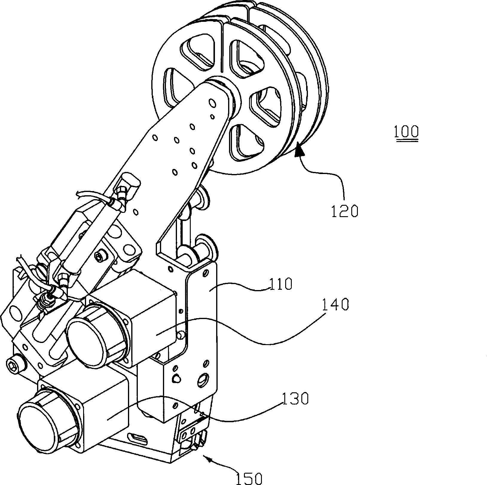 Bright clip feed device in embroidery machine