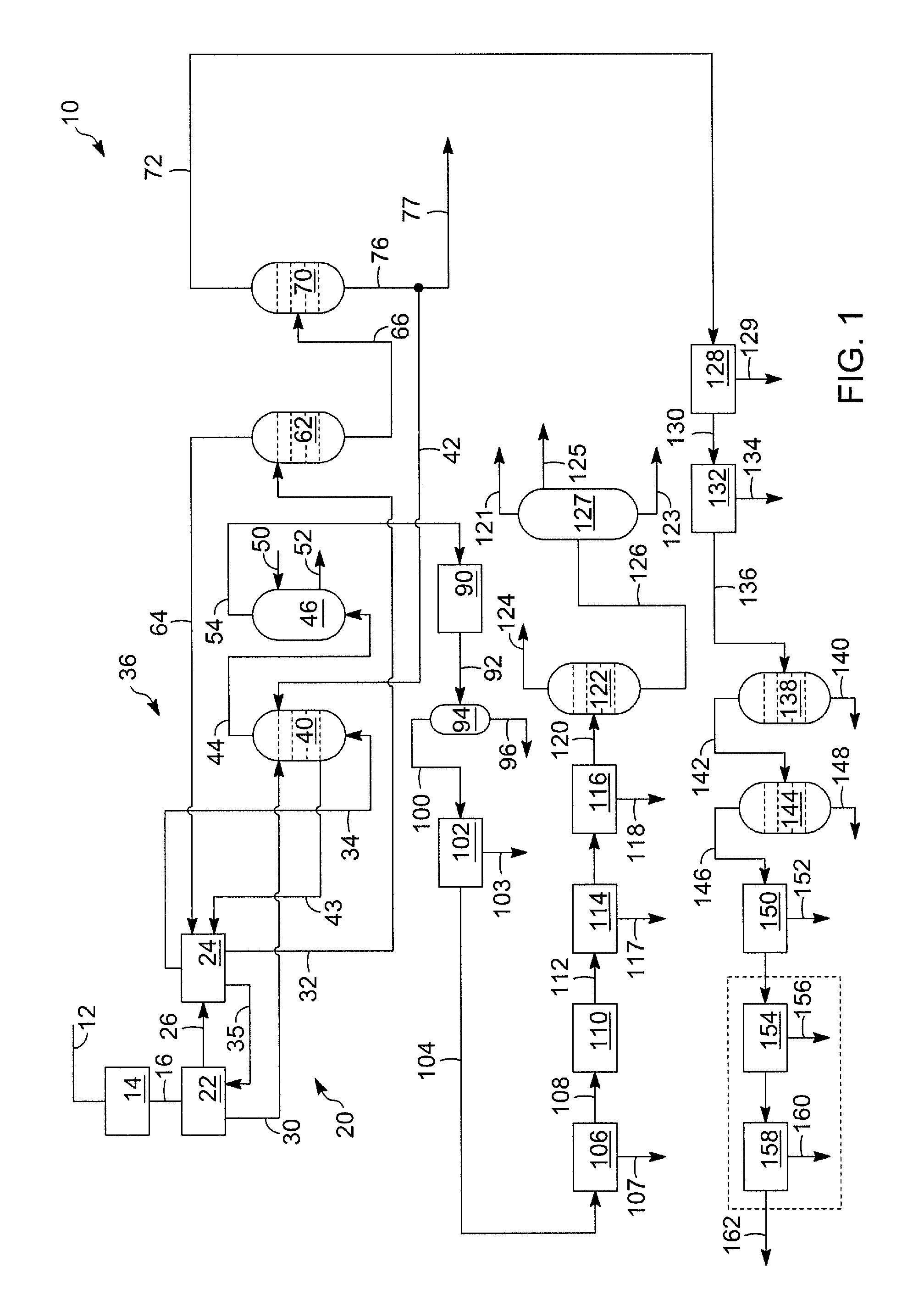Splitter with Multi-Stage Heat Pump Compressor and Inter-Reboiler
