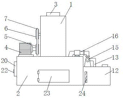 Textile waste recycling device