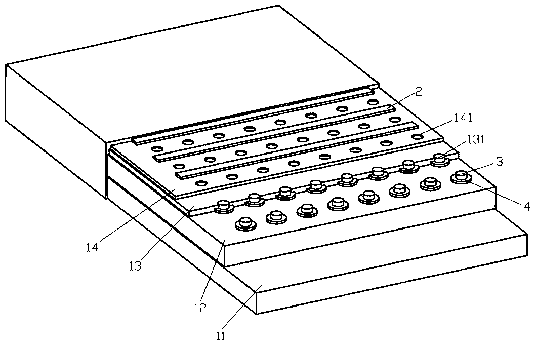 Magnetic healthy massage mattress capable of generating high-strength magnetic field