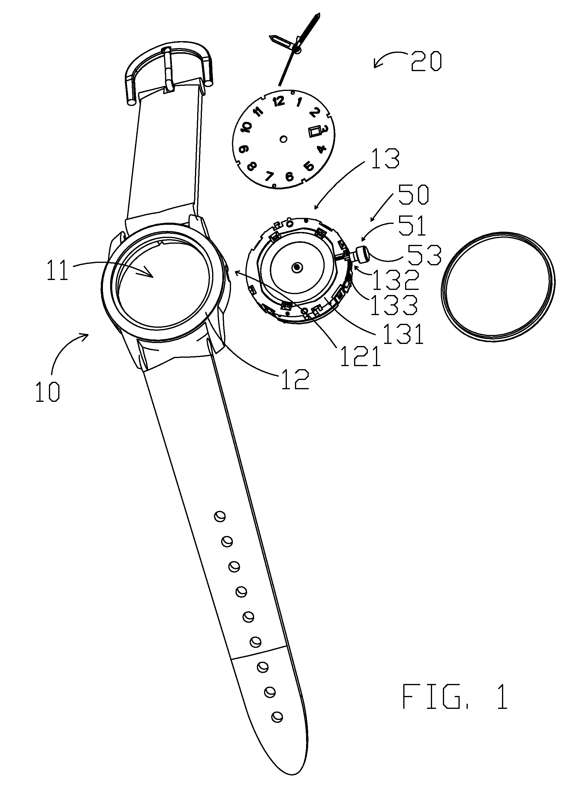 Timepiece with multi-functional actuator
