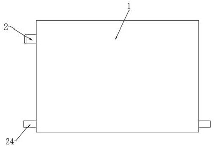 Gutter inlet filtering device for municipal engineering