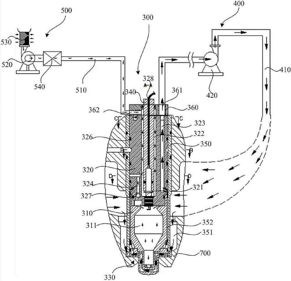 Large-cylinder-diameter single-cylinder gas internal combustion engine and multi-cylinder gas internal combustion engine