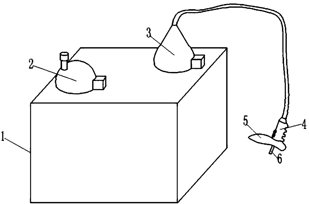 Atomizing nose therapy cleaning device