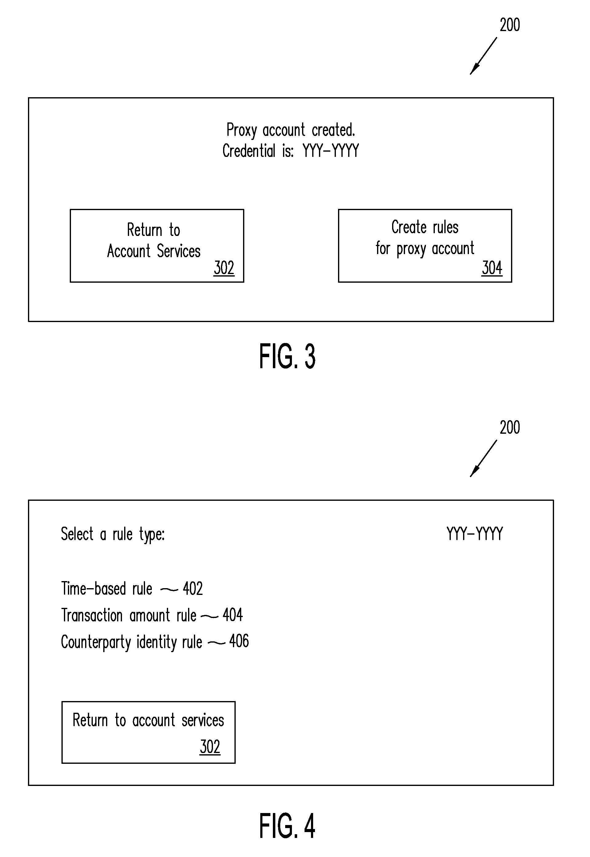 Systems, methods, and computer program products for using proxy accounts