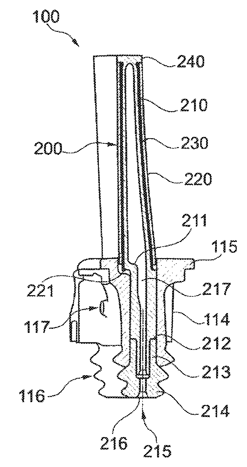 Blade assembly on basis of a modular structure for a turbomachine