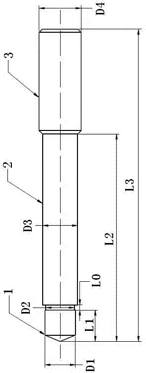 Imbedded carbide drill for steel piece and processing method
