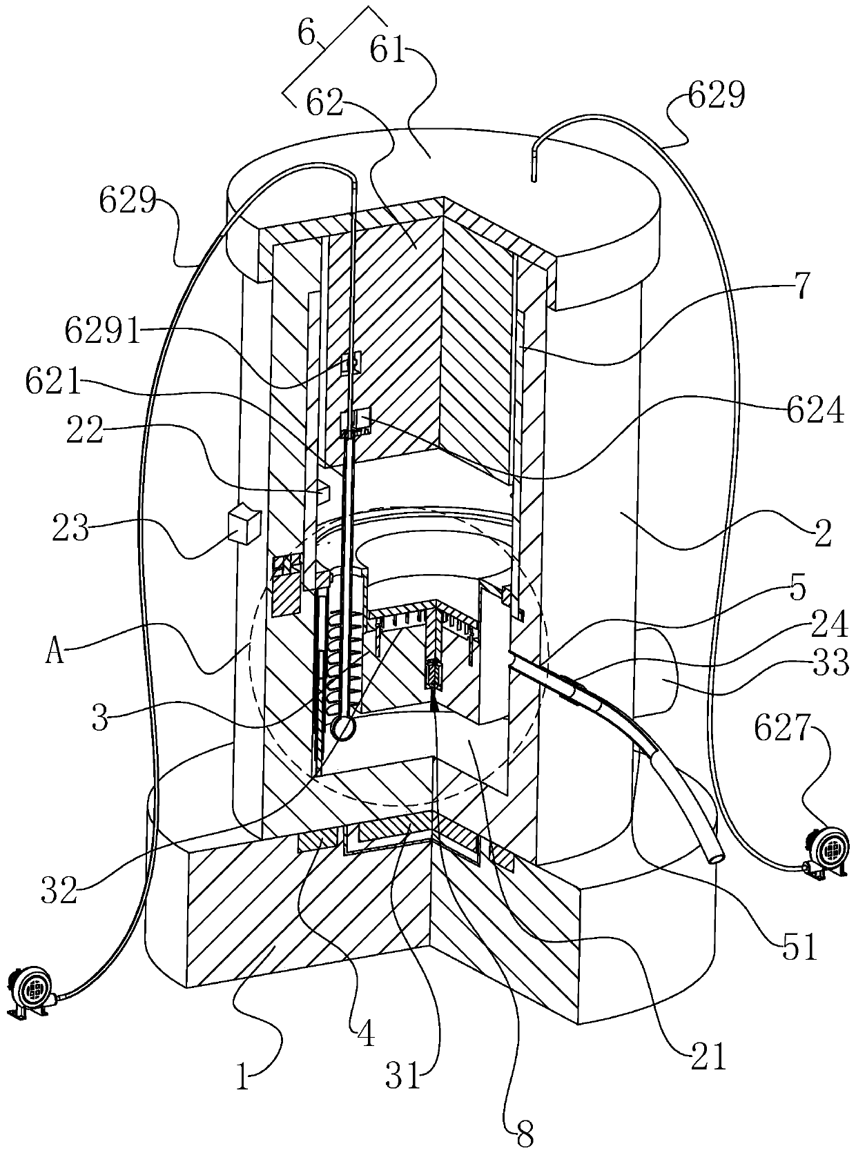 Fruit moisture detection device