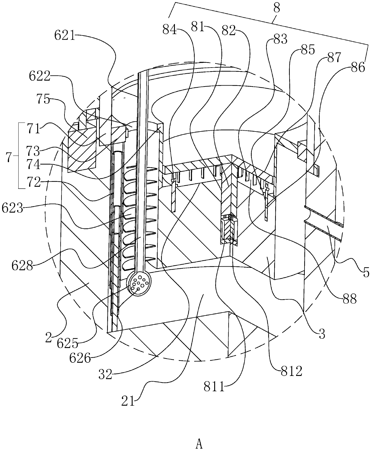 Fruit moisture detection device