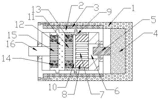 Planet speed reduction motor with shock absorbing function and compact structure