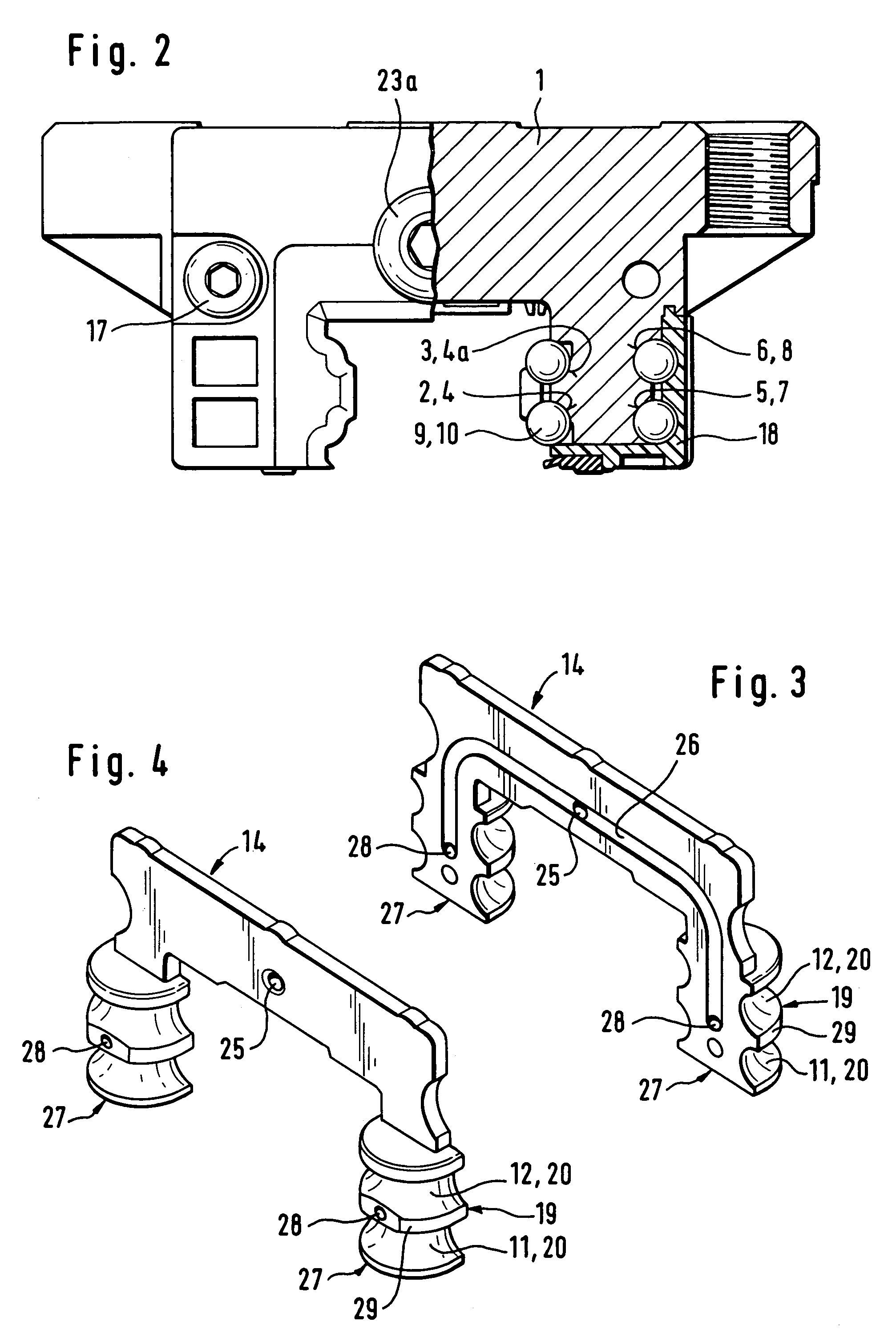 Guide carriage of a linear rolling bearing