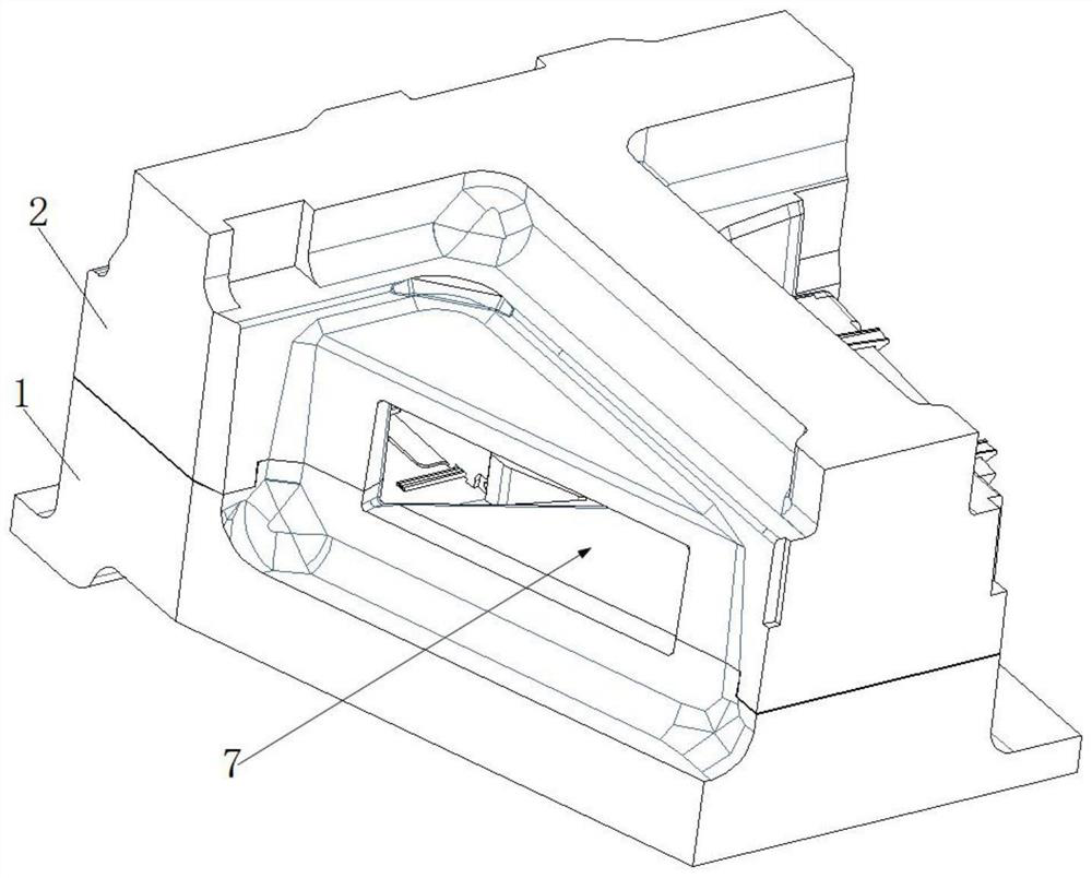 Single-system multi-path air inlet duct device and refrigerator with same