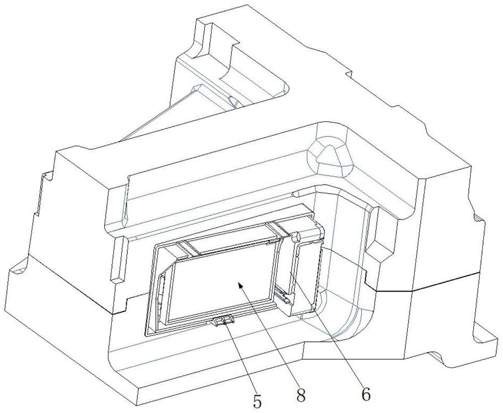 Single-system multi-path air inlet duct device and refrigerator with same