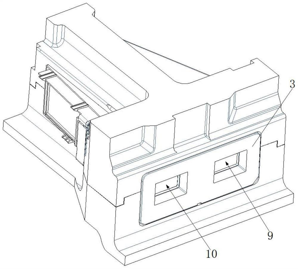 Single-system multi-path air inlet duct device and refrigerator with same