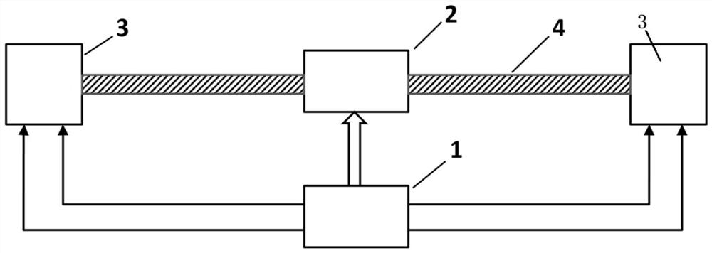 Double one-way electromagnetic valve hydraulic locking wind-resistant control system of single-shaft photovoltaic tracker