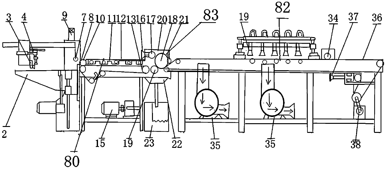 Full-automatic frameless board picture cutting and assembling integrated machine