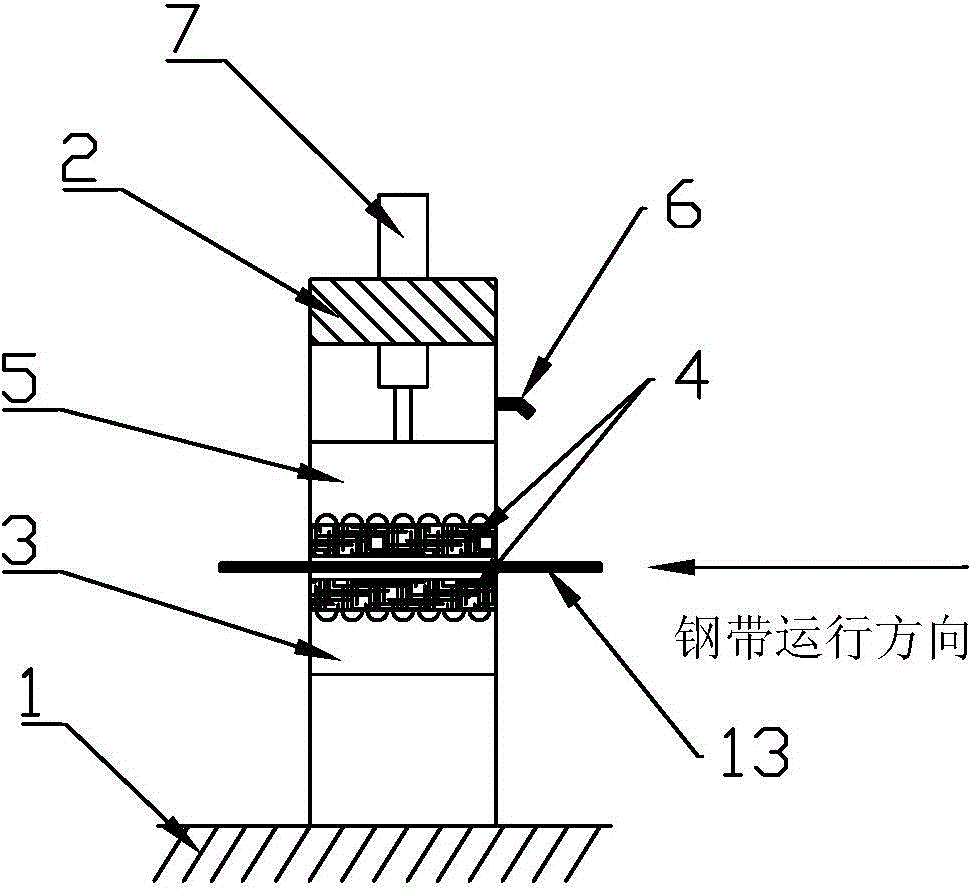 Method for improving surface clearness of cold-strip steel and dedicated device thereof