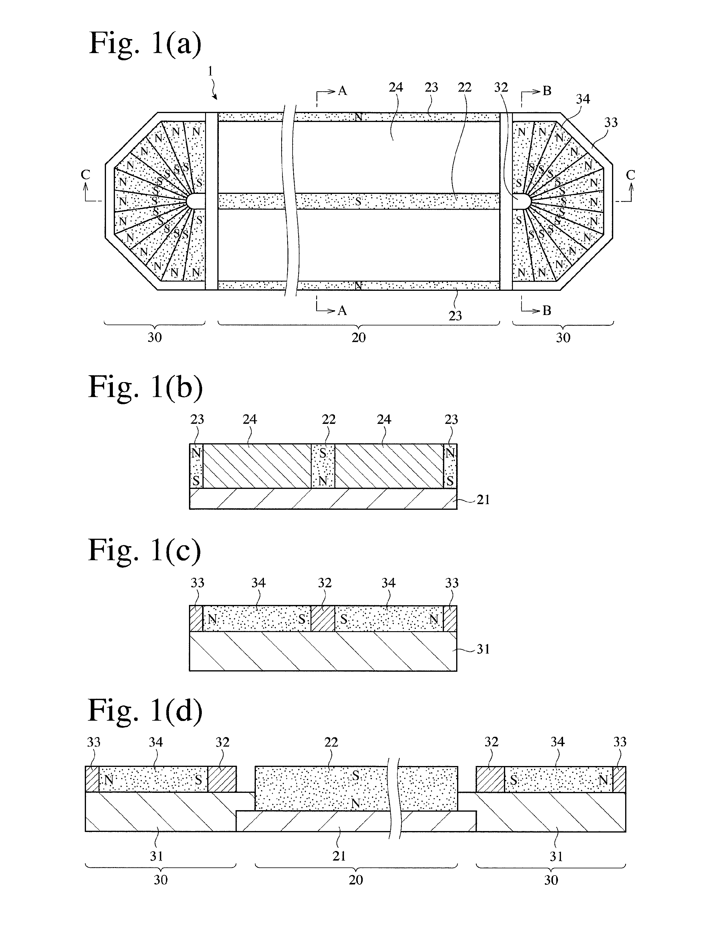 Magnetic-field-generating apparatus for magnetron sputtering