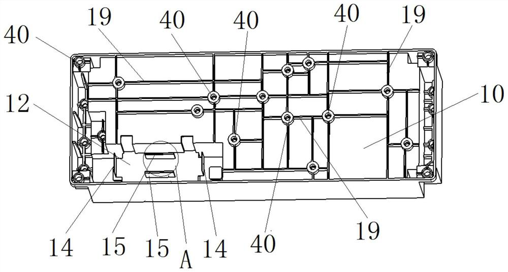 High-voltage distribution box, lower shell assembly thereof, power battery system and automobile