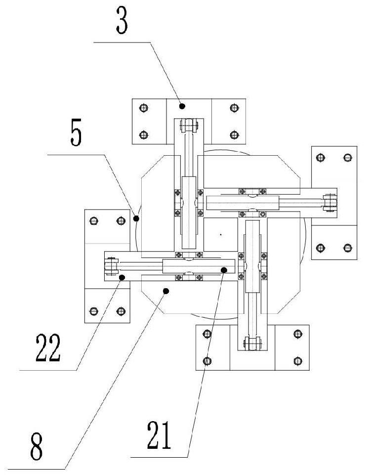 Locking system for landing legs of rocket launching pad