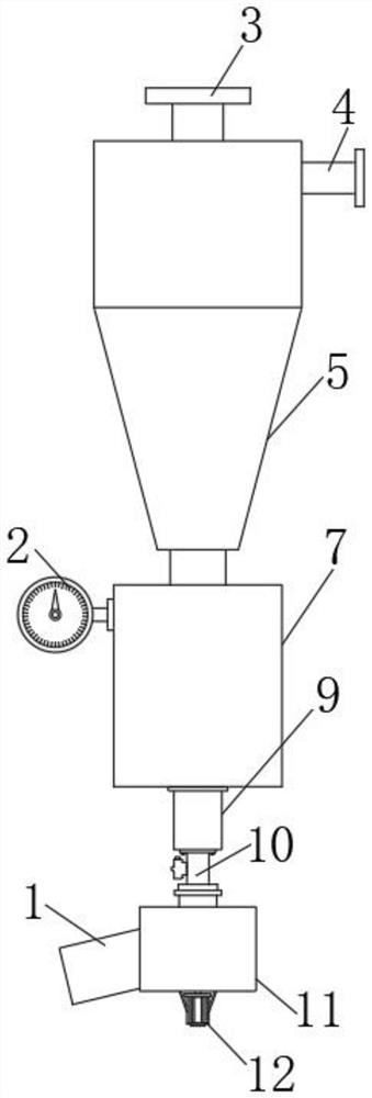 Automatic sand discharging and removing device for shale gas well