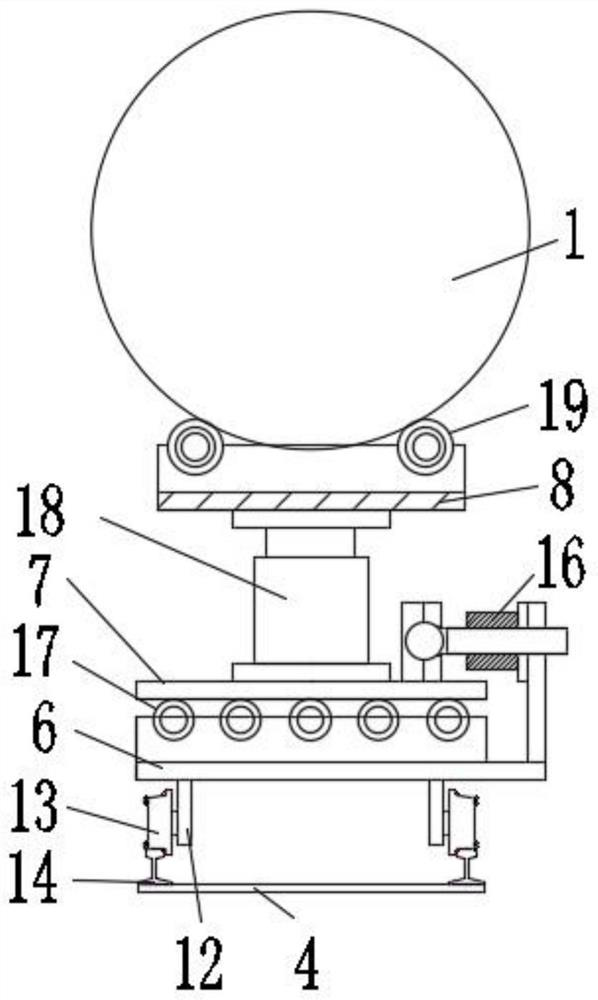 A large pump automatic docking device