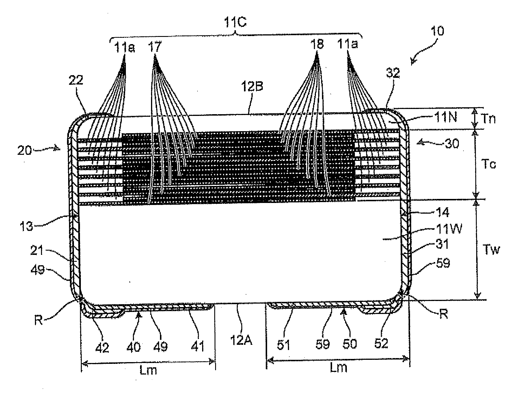 Multilayer capacitor and method for manufacturing the same