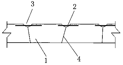 Concrete support beam no-support disassembly method