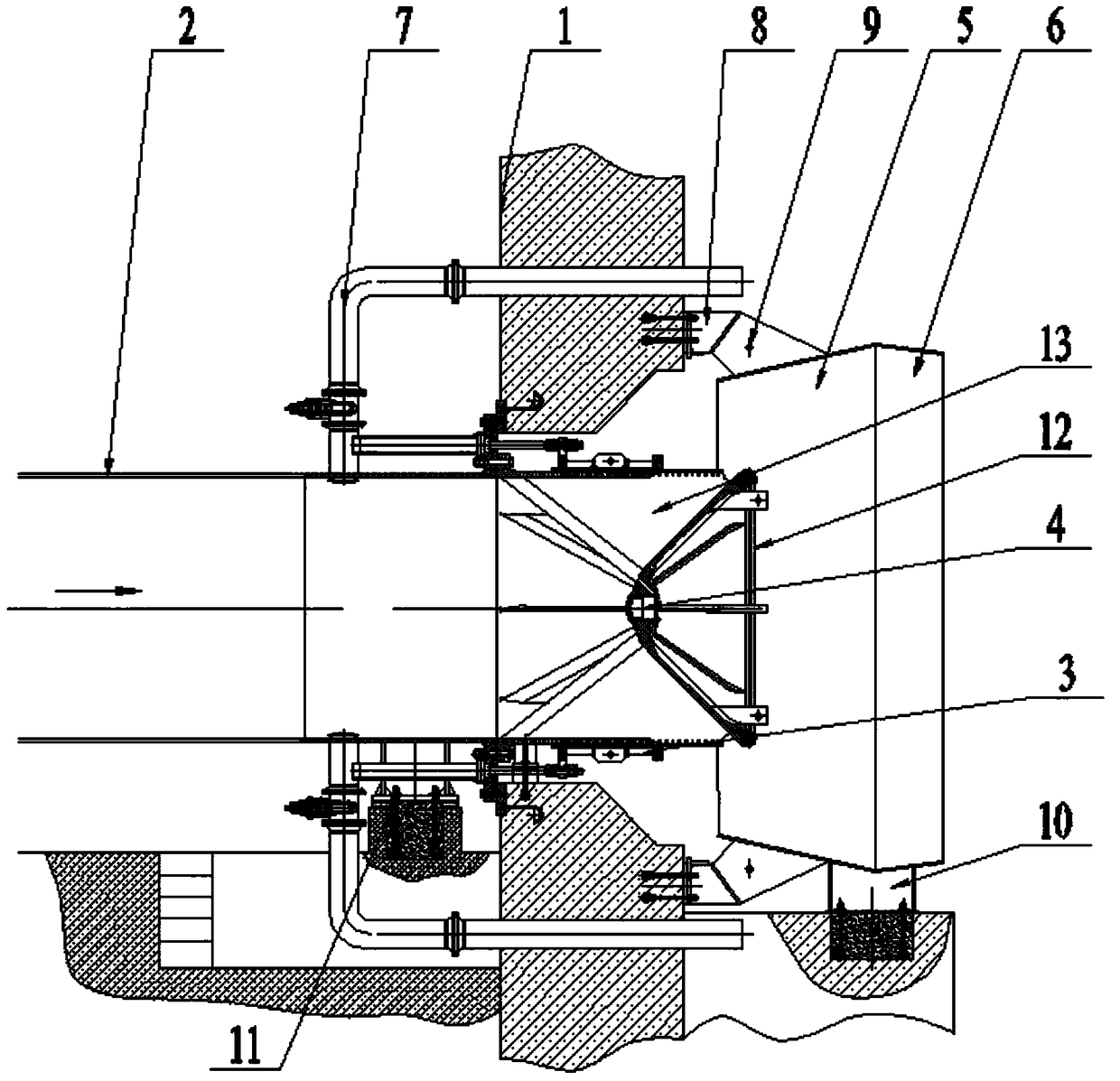 A super large reservoir venting valve structure