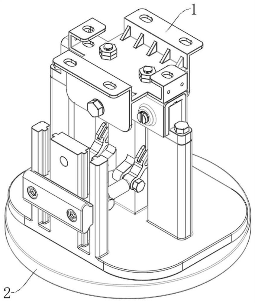 Equipment mold for special elevator parts and machining method