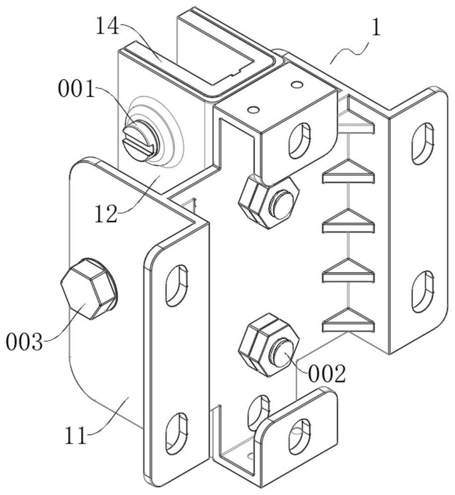 Equipment mold for special elevator parts and machining method