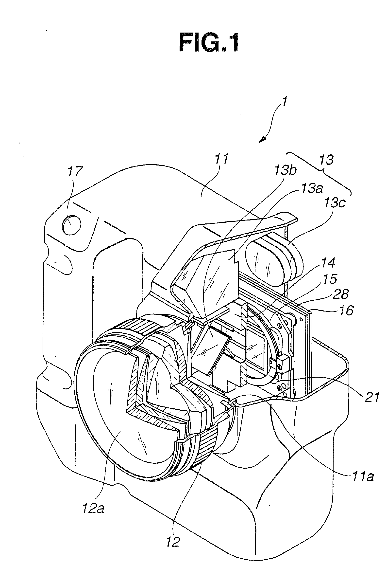 Camera and image pick-up device unit used therefor having a sealing structure between a dust-proofing member and an image pick-up device