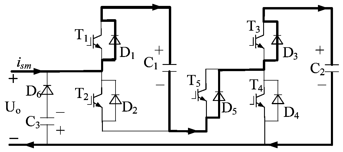 MMC dual sub-module topology with DC-side fault self-clearing capability