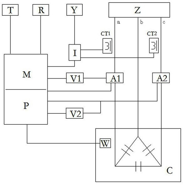 Intelligent reactive compensation module control circuit and control method thereof