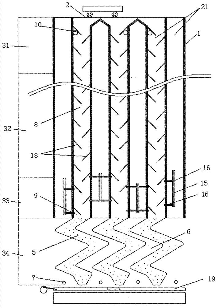 Powdered coal coking device and powdered coal coking method