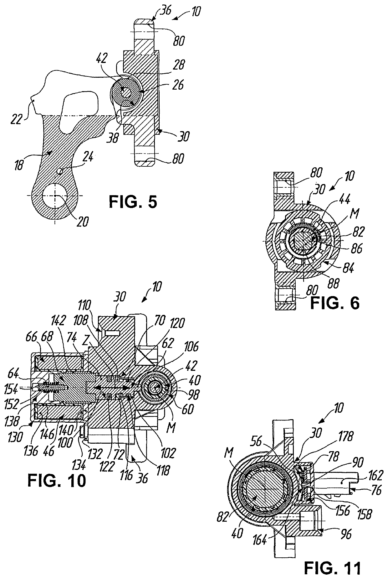 Parking lock module for actuating a parking lock in a motor vehicle