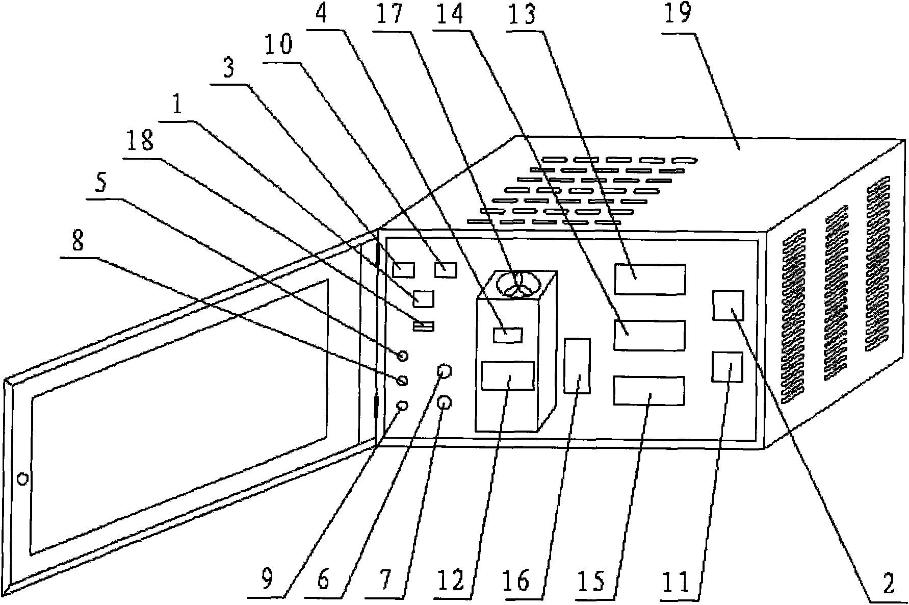 Detecting device for detecting IGBT