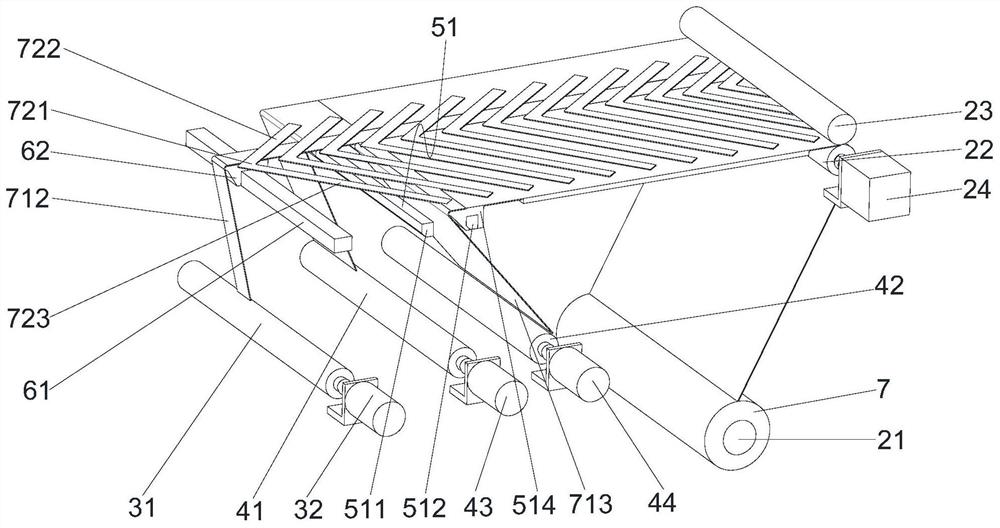 Feeding mechanism and feeding method of double-faced adhesive tape attaching machine for touch screen